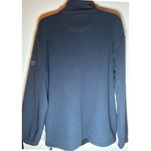 IZOD Performax Mens XL Blue Fleece 1/4‎ Zip Pullover Jacket - Picture 2 of 13